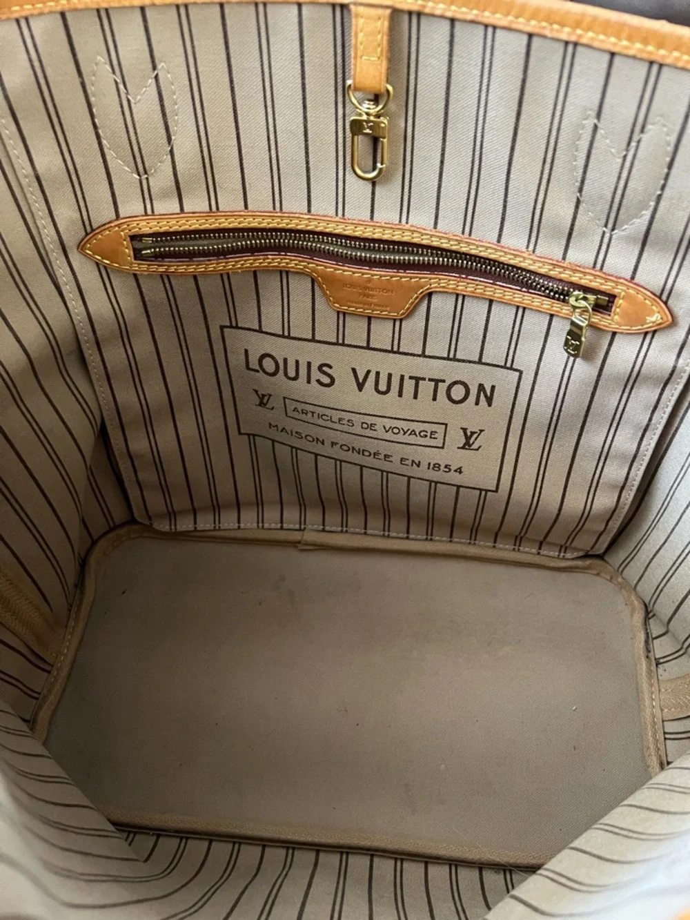 Authentic Louis Vuitton neverfull mm - Picture 5 of 16